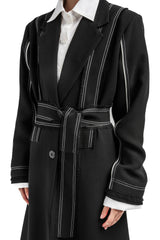 BLACK PLAIN NESREEN OPEN ABAYA