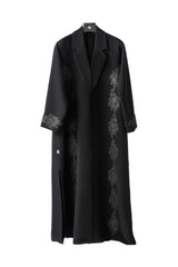 BLACK EMBROIDRY ROLEX CLOSE ABAYA