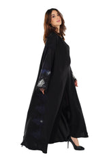 MULTI LAYERS DANTEL SLEEVE CLOSED ABAYA