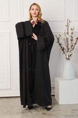 BLACK VELVET SOALON BLAZER CUT ABAYA