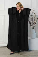 BLACK VELVET SOALON BLAZER CUT ABAYA