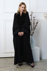 BLACK VELVET SOALON BLAZER CUT ABAYA