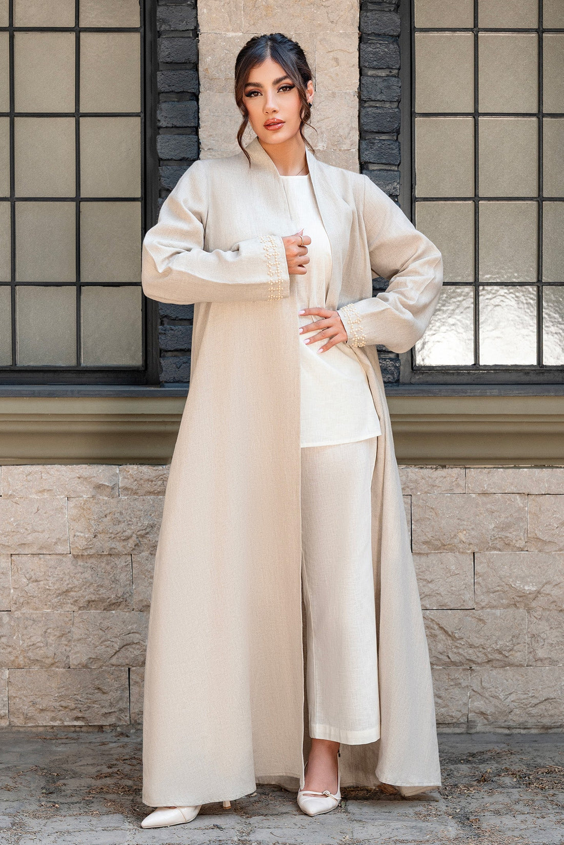 Shorouq Abaya (Linen)