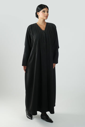 عباية  كوبا بكسرات على الصدر 