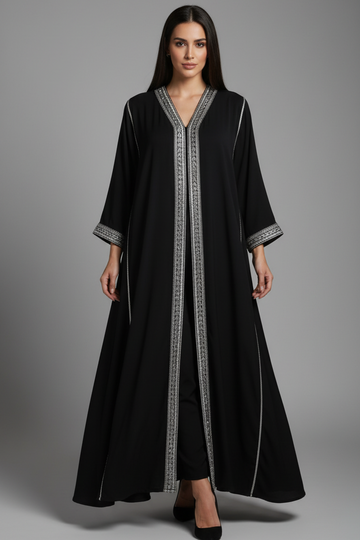 عباية جاكار مفتوحة تريندي