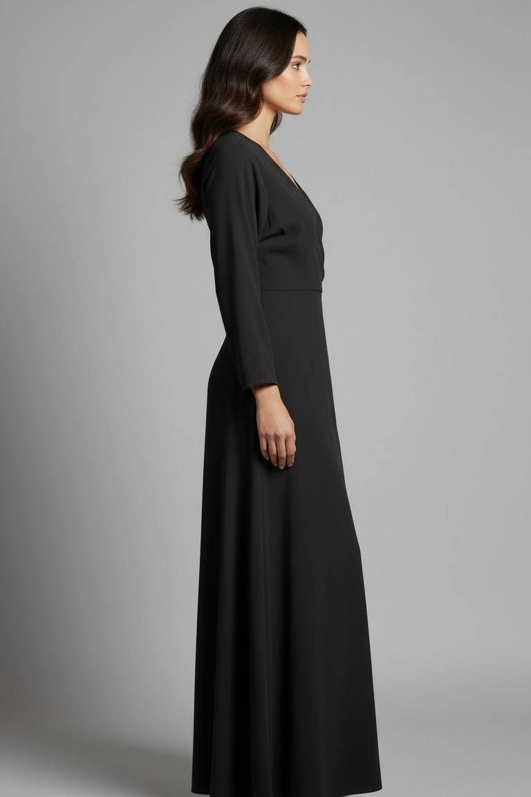 Crepe Abaya Open Trendy