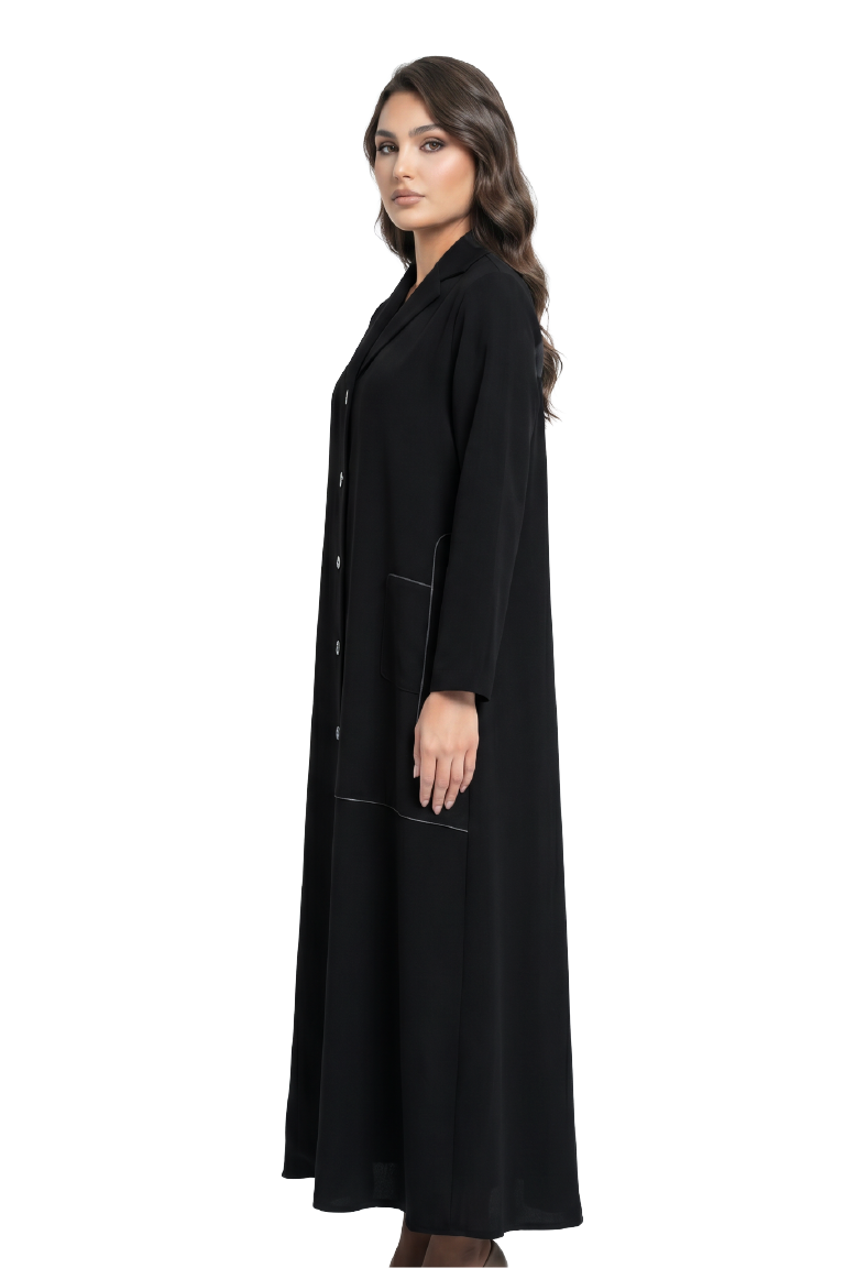 Cuba close Abaya with button Trendy